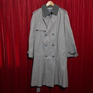Weather-O-Not Gray Raincoat Trench Coat 38R